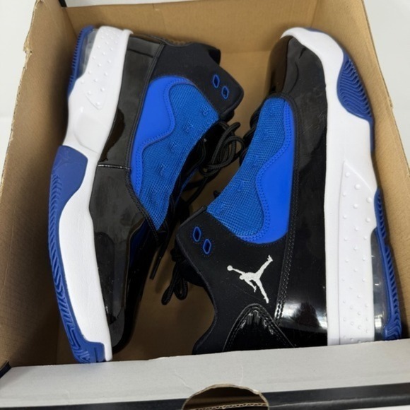 Jordan Max Aura 2 Black Game Royal Mens Size 10 Basketball Sneaker CK6636014-NWT - Picture 9 of 9
